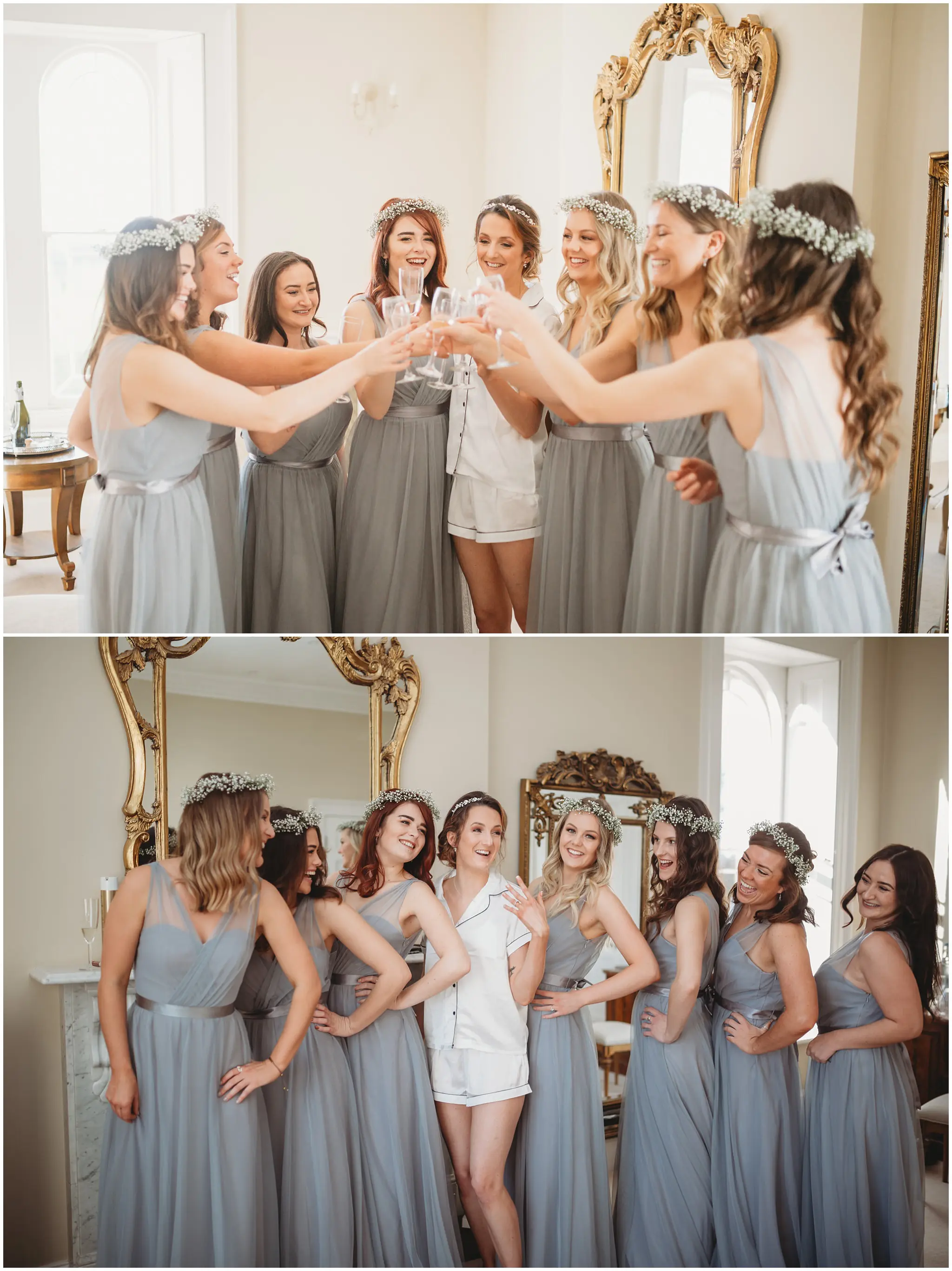 St Tewdrics bridesmaids