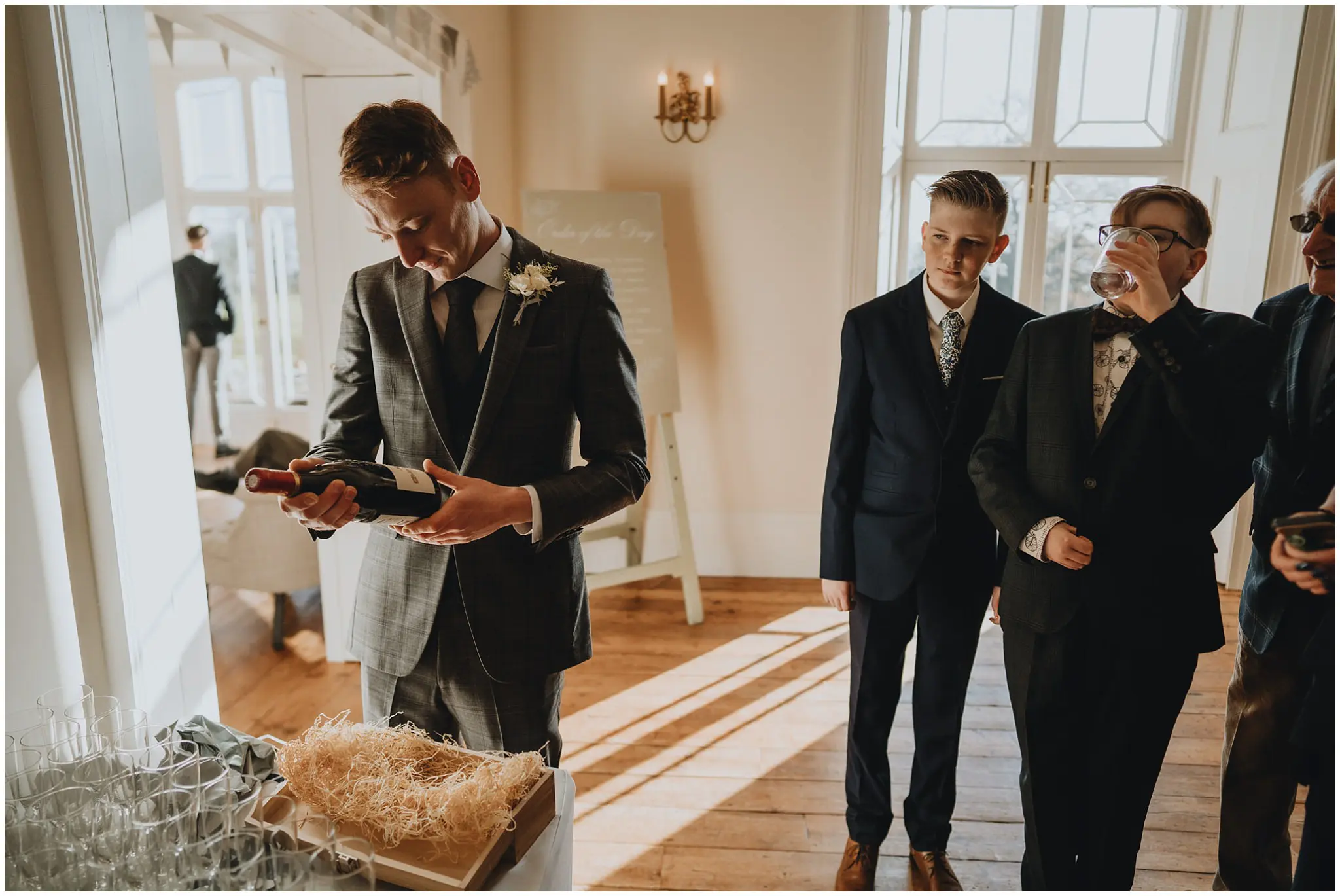Groom present