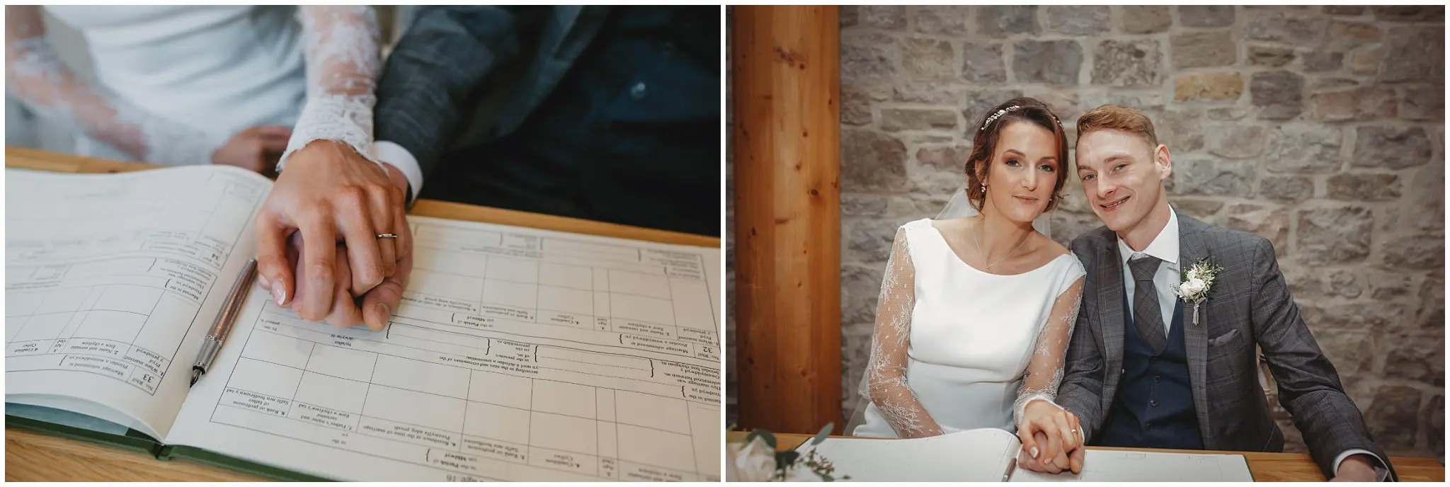 Signing the register