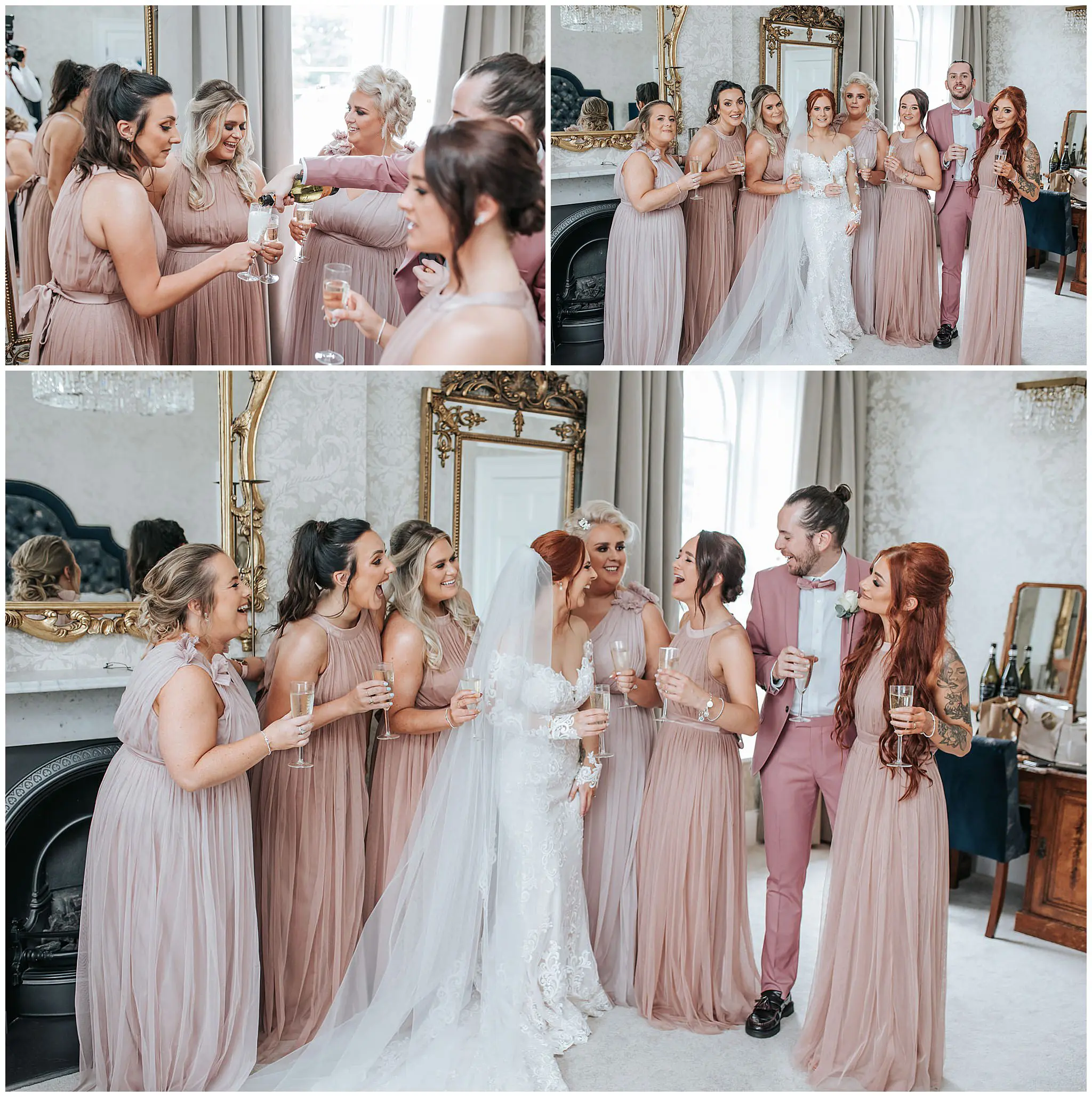 Bridesmaids at St Tewdrics
