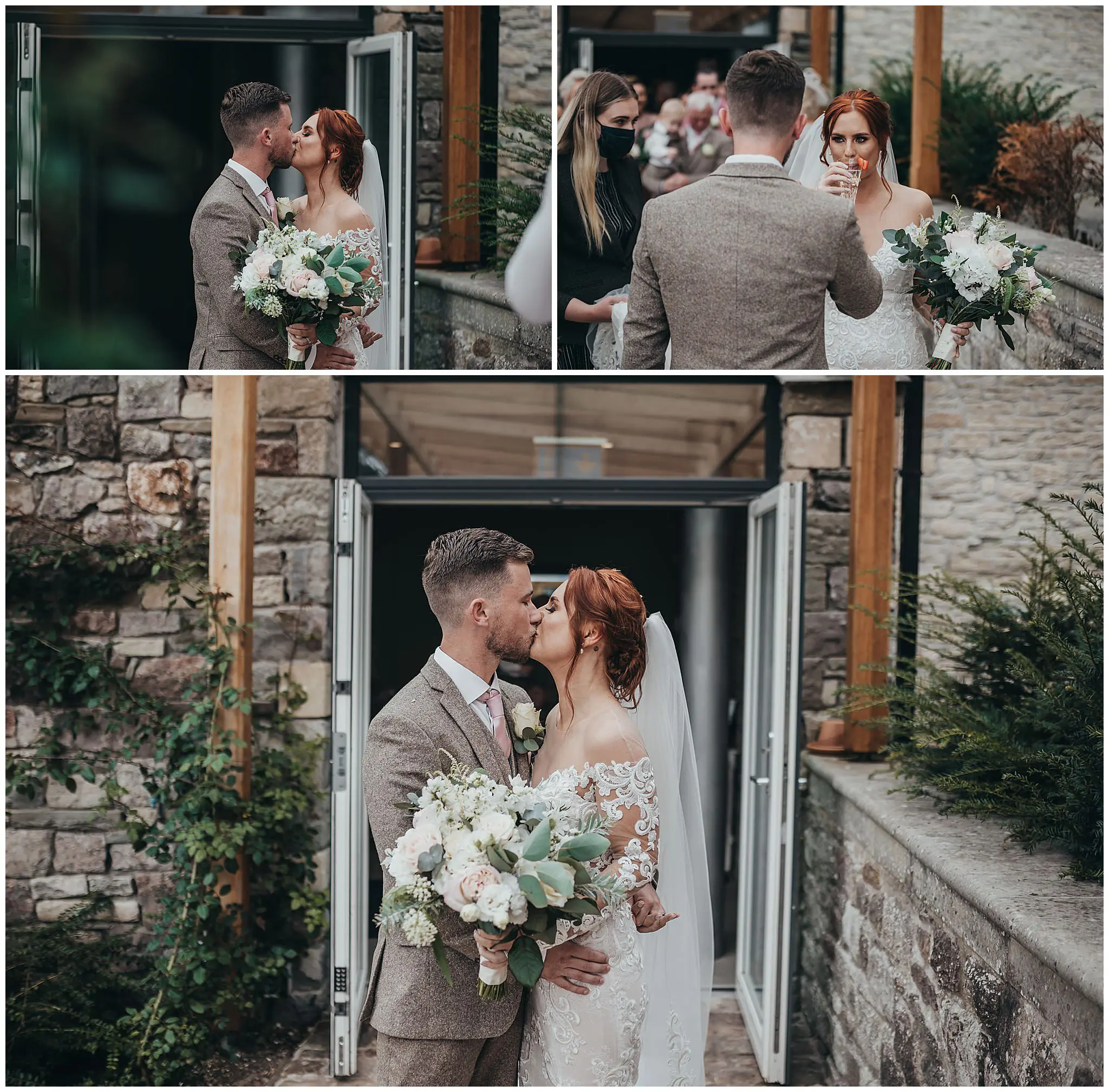 Kiss after ceremony