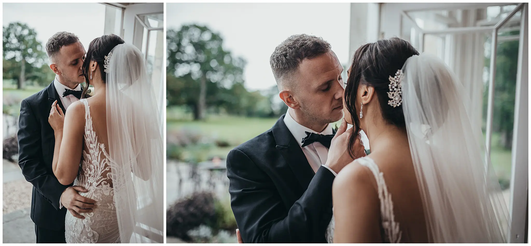 Bride and Groom in love