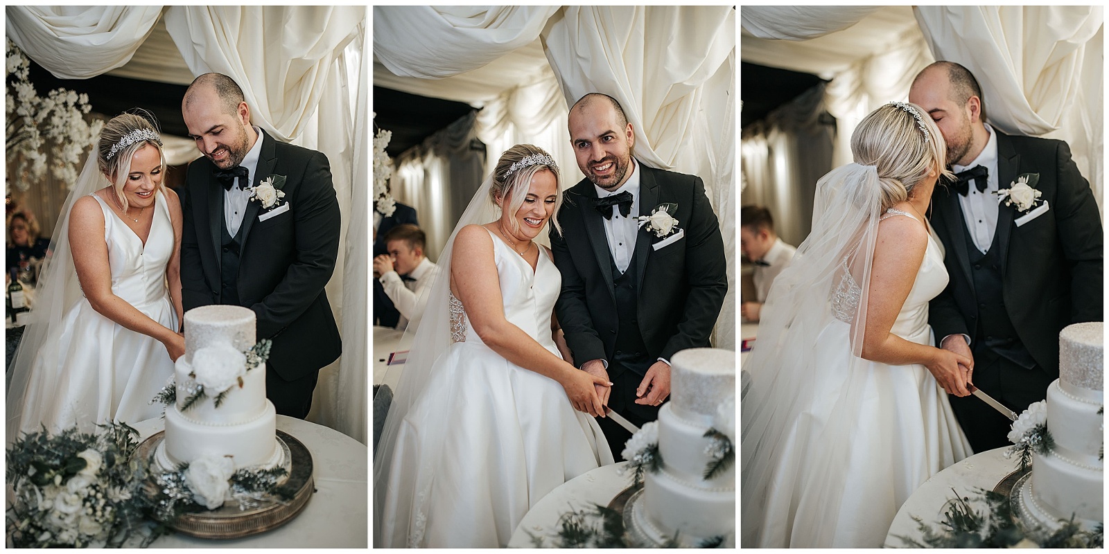 Cutting the cake
