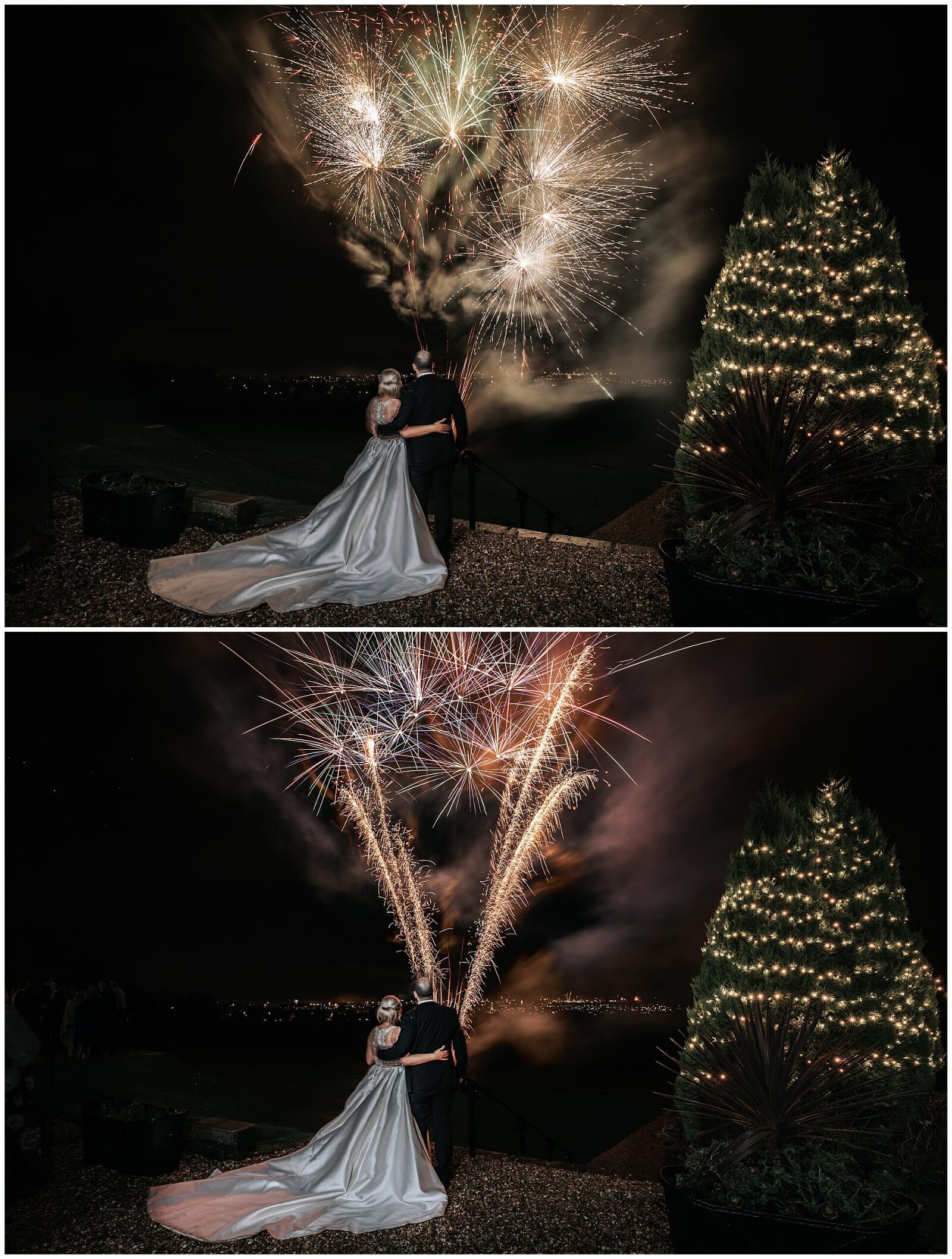 New Years Eve Wedding Fireworks
