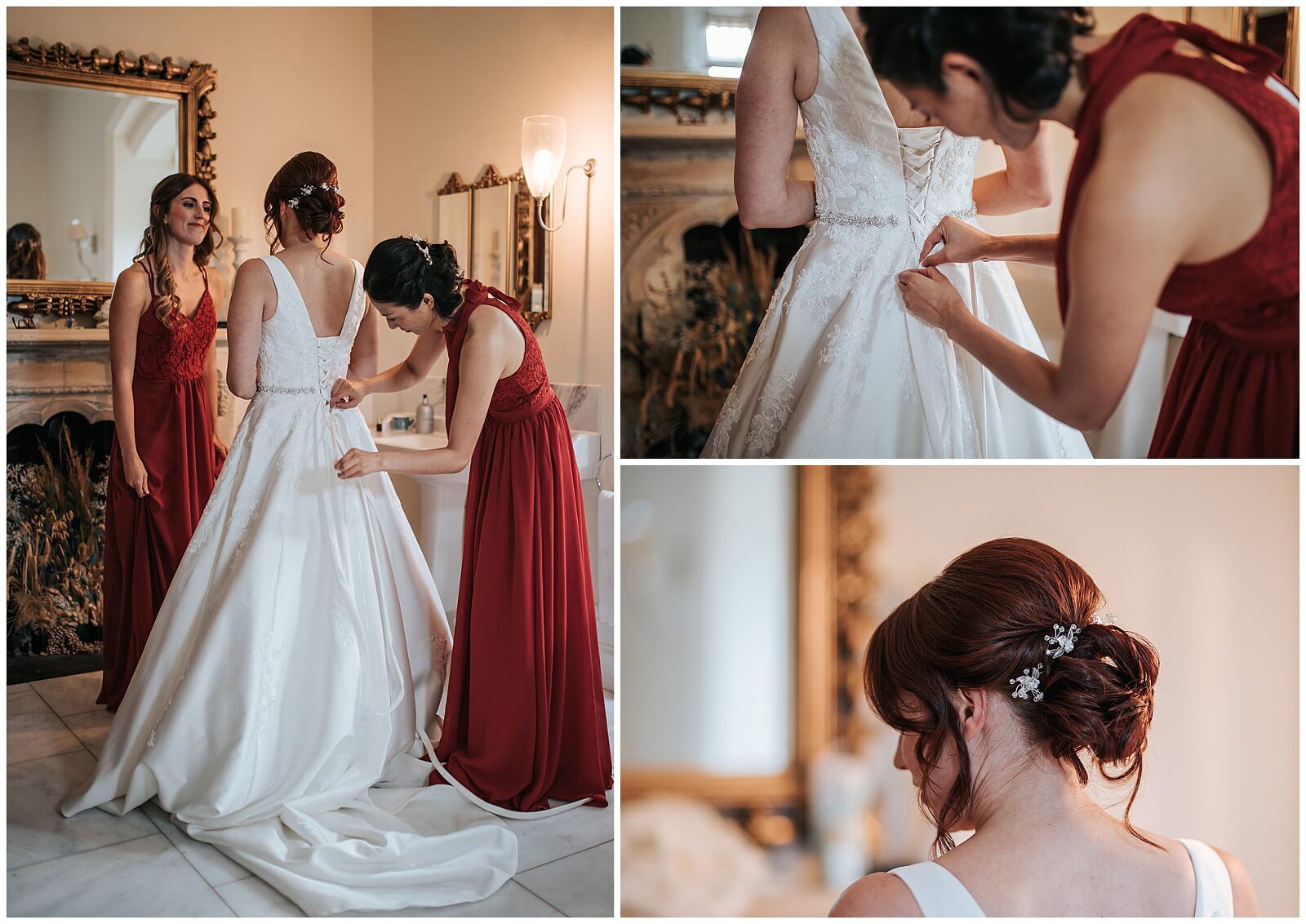 Bride prep